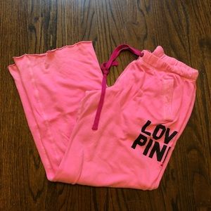SOLD pink boyfriend sweats